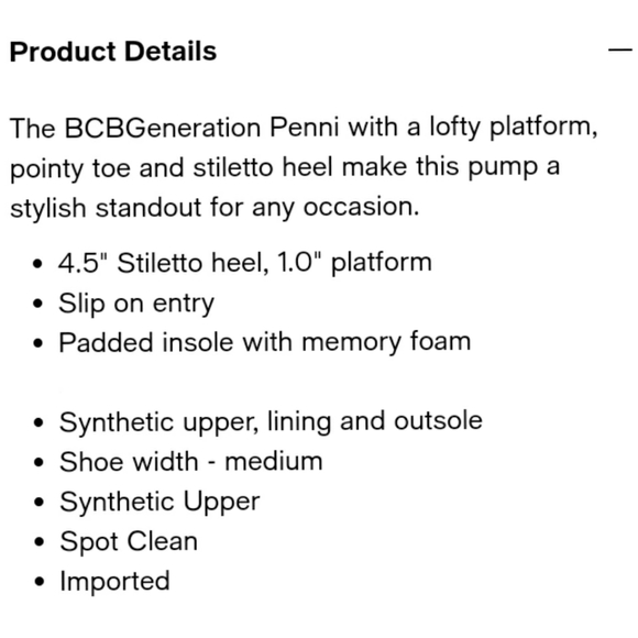 🆕⭐BCBGeneration Black platform heels - Picture 7 of 7